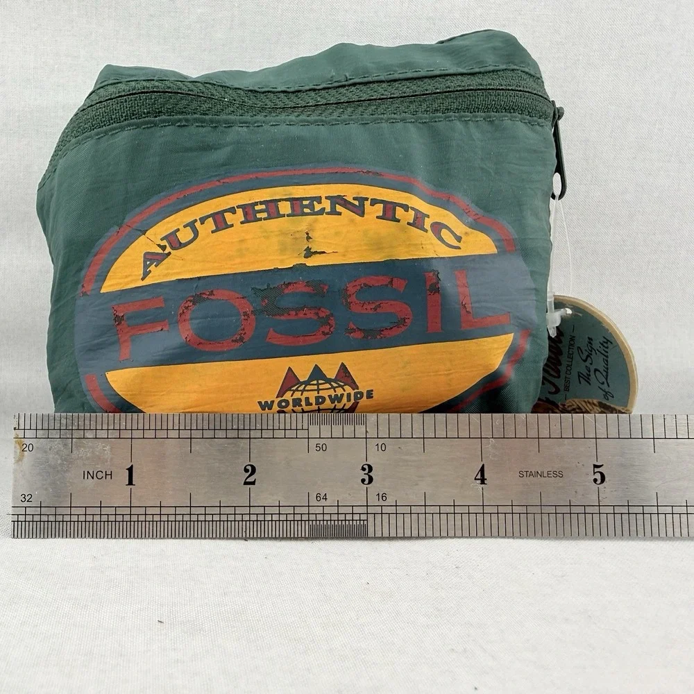 Vintage Fossil Packable‎ Duffel Bag 90s Y2K Carry On Camping Nylon Tote Gorpcore